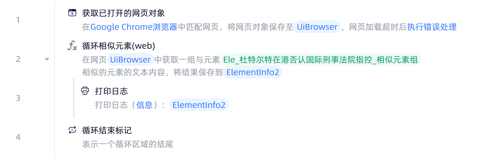 循环结束标记