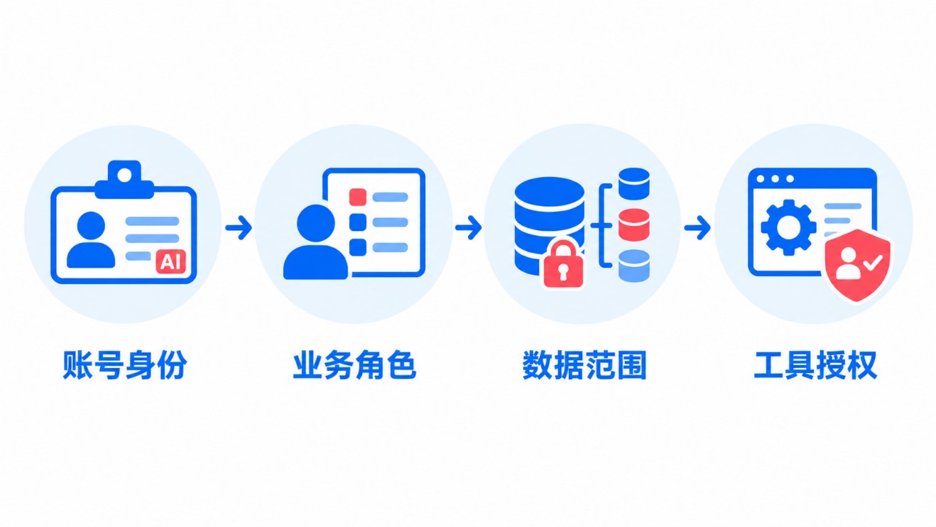 企业级智能体权限怎么管?从账号到工具调用的分级控制